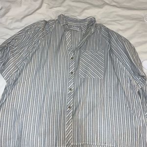 Oversized Urban Outfitters Linen Button Up Size small